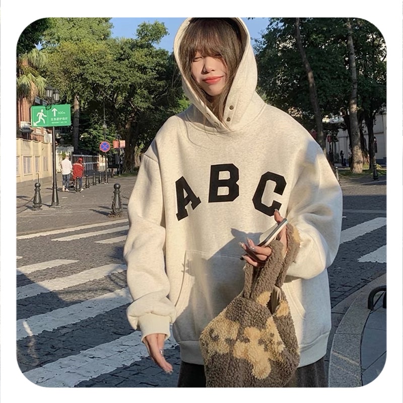 Áo hoodie ABC , áo khoác nỉ nam nữ dáng rộng phong cách ulzzang Freeship | BigBuy360 - bigbuy360.vn