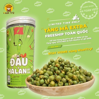 Đậu Hà Lan Tỏi Ớt MustTrY 350g/hộp - Tinh Hoa Ẩm Thực Việt
