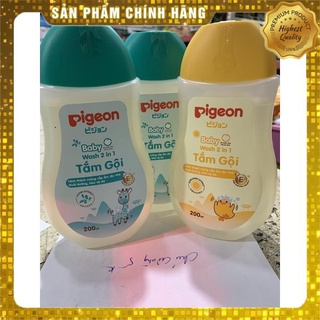 Sữa tắm gội em bé 2in1 Pigeon 200ml