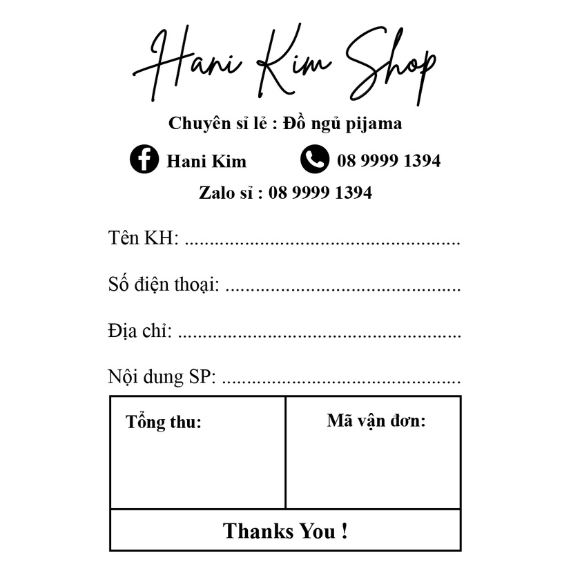 Set 100 Tem vận chuyển in sẵn 75x100mm thiết kế theo yêu cầu có keo dính bóc ra dán ngay. Hóa đơn nhiệt IN SẴN 75x100mm