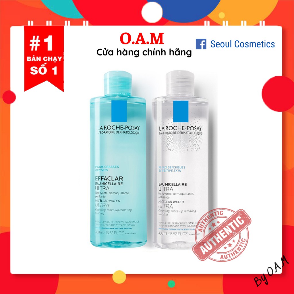 Nước tẩy trang La Roche Posay Micellar Water 400ml | BigBuy360 - bigbuy360.vn