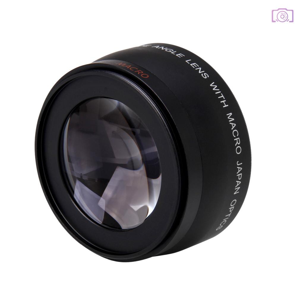 Ống Kính Góc Rộng Oyx 52mm 0.45x Cho Máy Ảnh Canon Nikon Sony Pentax 52mm Dslr