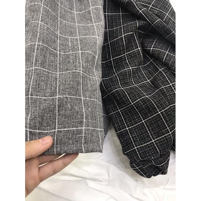 Quần Baggy Caro Sọc Kẻ Unisex