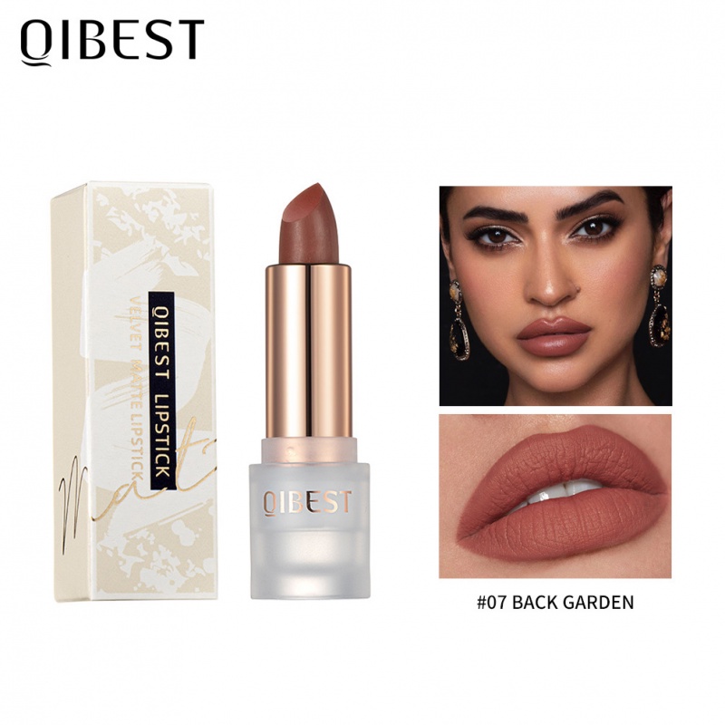 [Hàng mới về] Son lì QIBEST lâu trôi mềm mịn như nhung