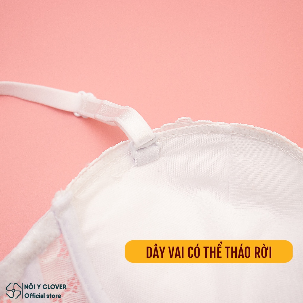 Áo Ngực Ren Có Gọng Đệm Dày Nâng Ngực Tạo Khe Gợi Cảm ELSA BRA - 7001