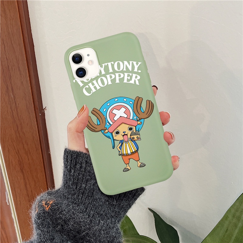 Ốp điện thoại bằng silicon in họa tiết hoạt hình One Piece cho  IPhone 13 13Pro 13Promax 12 12Pro 12Promax  11 11ProMax 7 8 SE 2020 7Plus 8Plus X XS XR XSmax