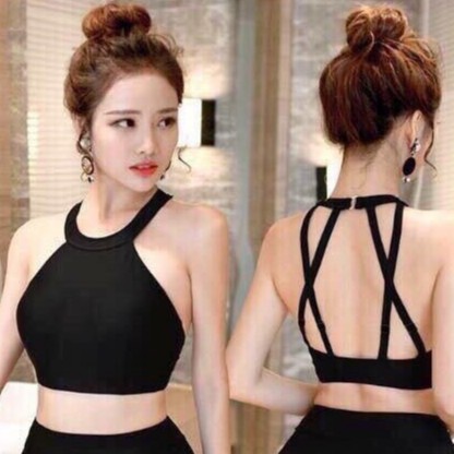 Bikini áo tắm có gọng, áo bơi buộc dây cộc tay đi biển BIkini191 (BÁN LẺ ÁO)