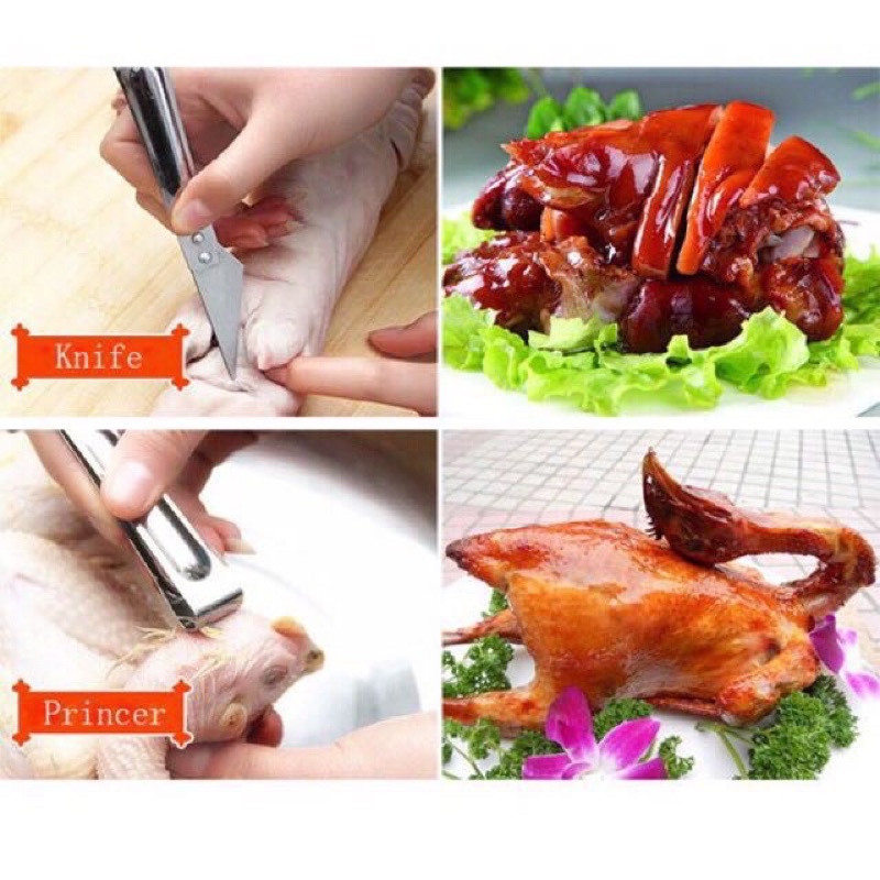 Nhíp nhổ lông gà , lông vịt , làm lòng