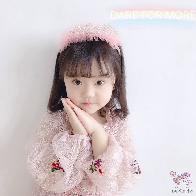 Băng đô đính ngọc trai phong cách Hàn Quốc cho bé gái