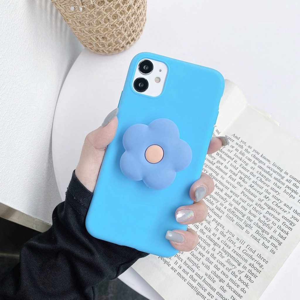 Ốp Điện Thoại Màu Kẹo Có Giá Đỡ Cho Redmi 9T 9C 9A 9 Note 11S 10 PRO 10S 9S 9 8 PRO 7 PRO Xiaomi Mi 11T PRO Poco X3 Poco M3