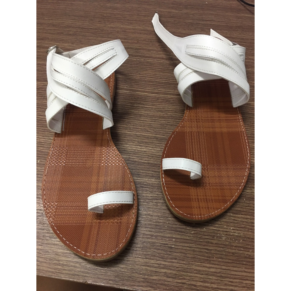 (Hình thật) Sandal đế bệt xỏ ngón quai chéo hot nhât 2021- đi êm chân cực sang chảnh