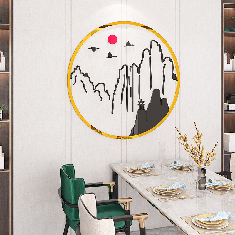 Tranh Mica Phong cảnh hữu tình Trang trí phòng khách, cửa hàng Nhiều Size - EPeBen