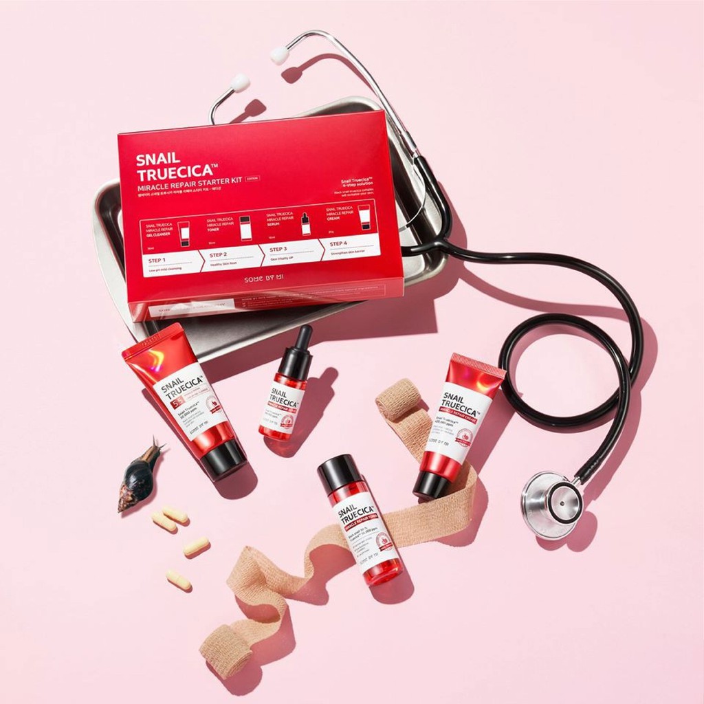  Bộ Dưỡng Phục Hồi Some By Mi Snail Truecica Miracle Repair Starter Kit Edition | BigBuy360 - bigbuy360.vn