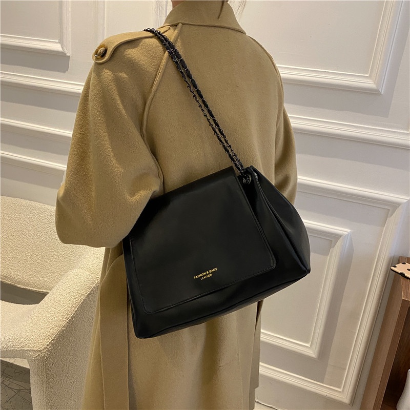 Túi tote Đeo Vai Cỡ Lớn Thời Trang Thu Đông Phong Cách Retro 2022