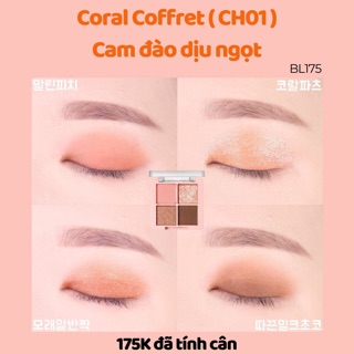 Bảng phấn mắt Black Rouge Crystal Heart Lock Shadow