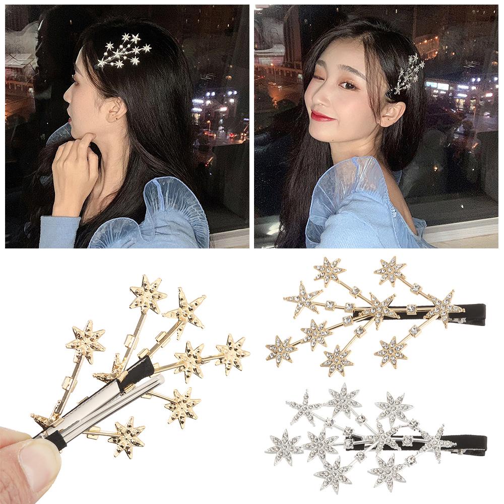 Xiantin Kẹp Tóc Hợp Kim Thiết Kế Hình Học Phong Cách