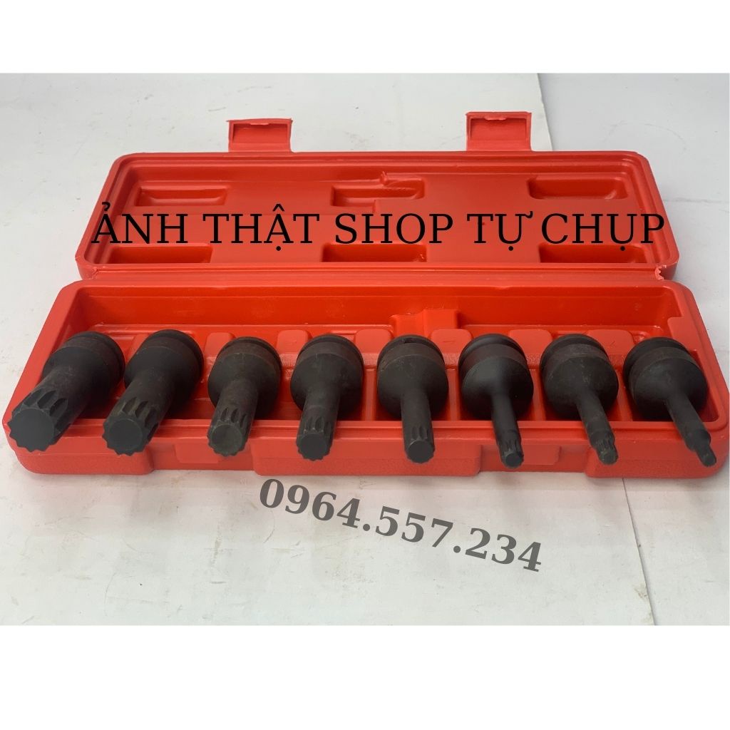 Bộ khẩu, Bộ Tuýp hoa khế 12 cạnh m5 m6 m8 m10 m12 m14 m16 m18 Cao Cấp TUSAKI-JAPAN