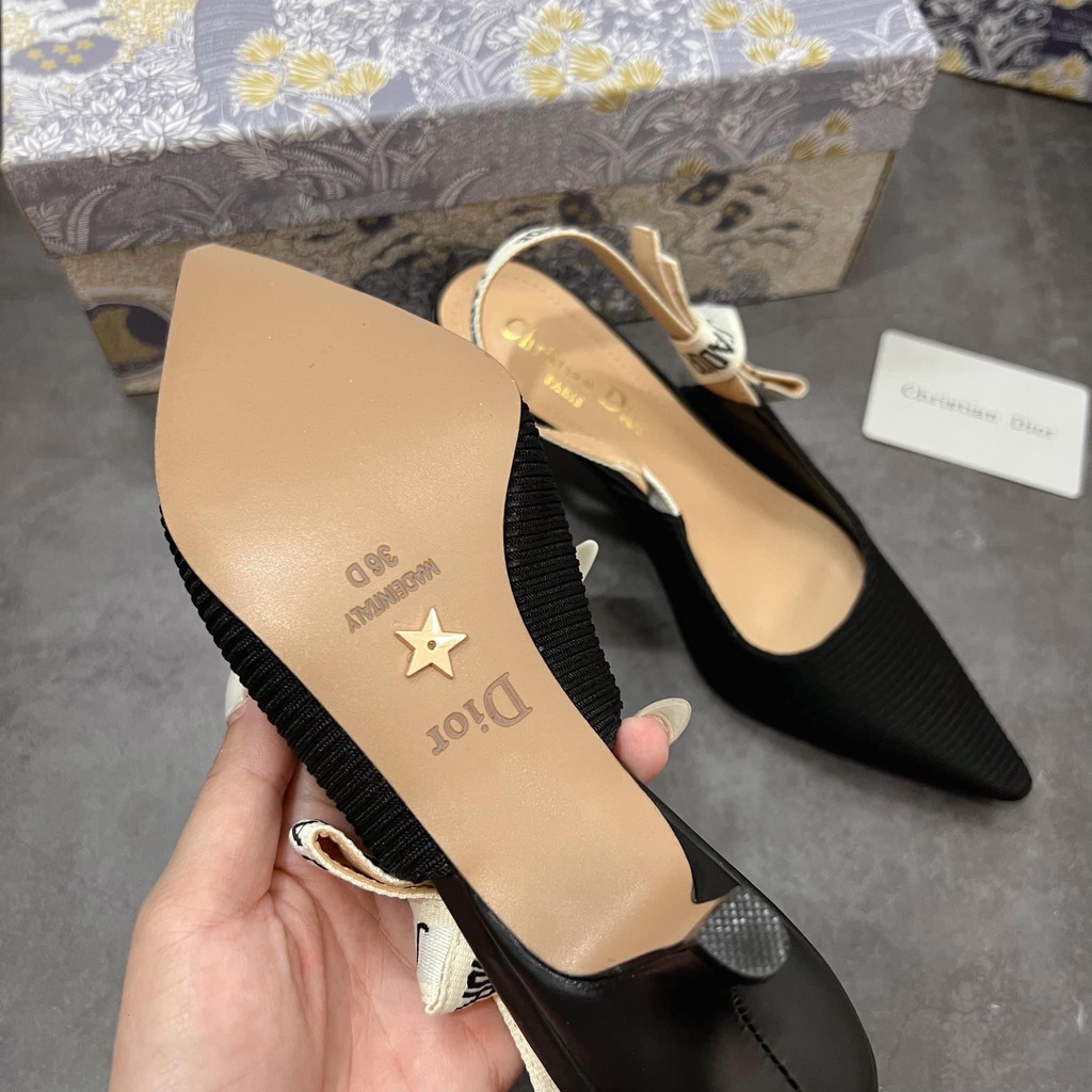 Sorami.Shoes | Giày hở gót dây chữ mũi nhọn cao cấp, sang trọng