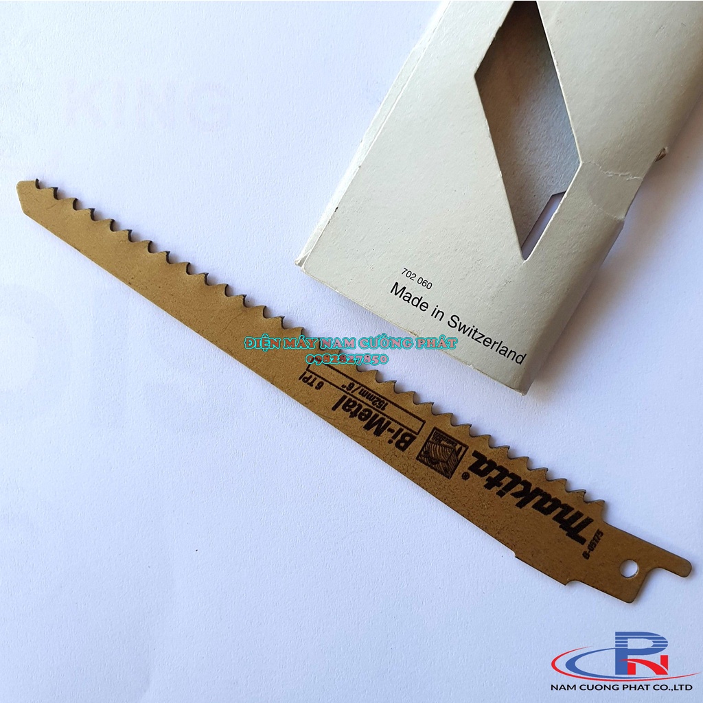 Lưỡi cưa kiếm cắt gỗ 152x19x1.25mm- dùng cho gỗ có đinh Makita B-05175
