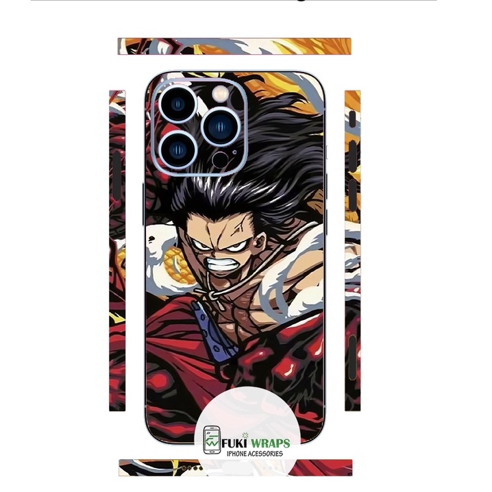 Tấm dán Skin Mặt Sau Luffy MS01 FULL VIỀN Dành Cho 13prm , 12prm , 11prm , x , xsm , ip11 , ip12 , ip13 - FukiShop