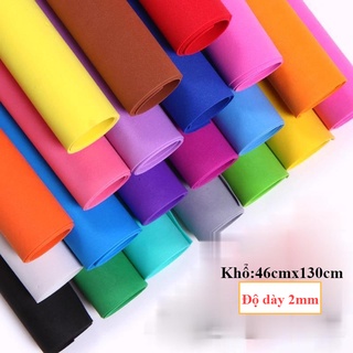Xốp mút eva khổ 46x130cm dày 2mm
