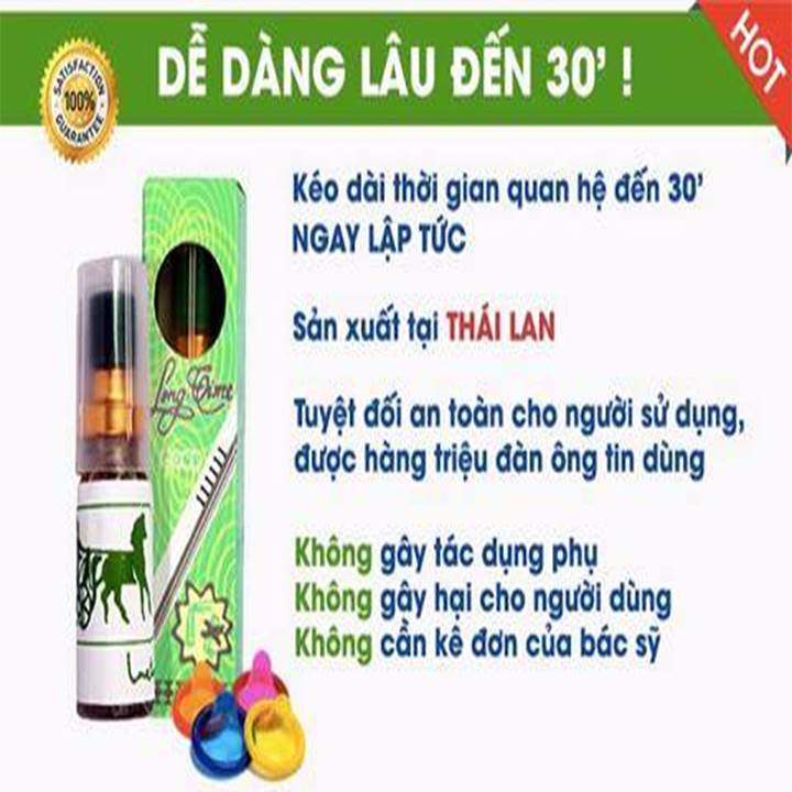 Chai xịt Lạnh Longtime kéo dài thời gian chống xuất sớm[sale]