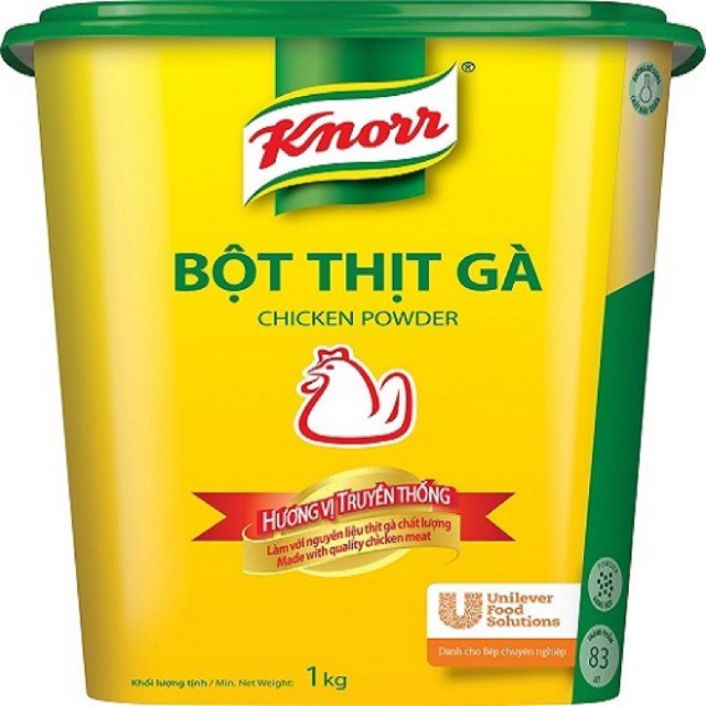 Bột Thịt Gà Knorr 1kg/ Unilever Knorr Chicken Powder Plastic Tub - VN