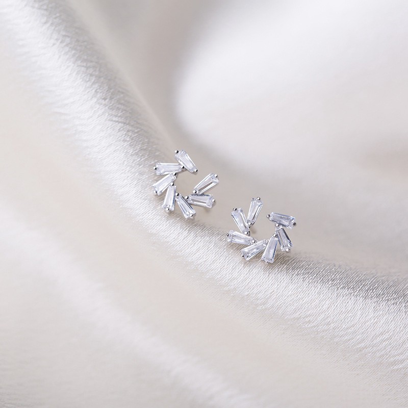 Khuyên Tai Nữ Mạ Bạc 925 Thời Trang Hàn