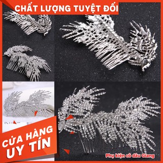 <TP>Cài tóc cô dâu - cài tóc bà sui - phụ kiện cưới Giang