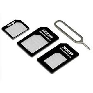 BỘ CHUYỂN ĐỔI SIM ĐA NĂNG NANO SIM + CÂY CHỌT SIM
