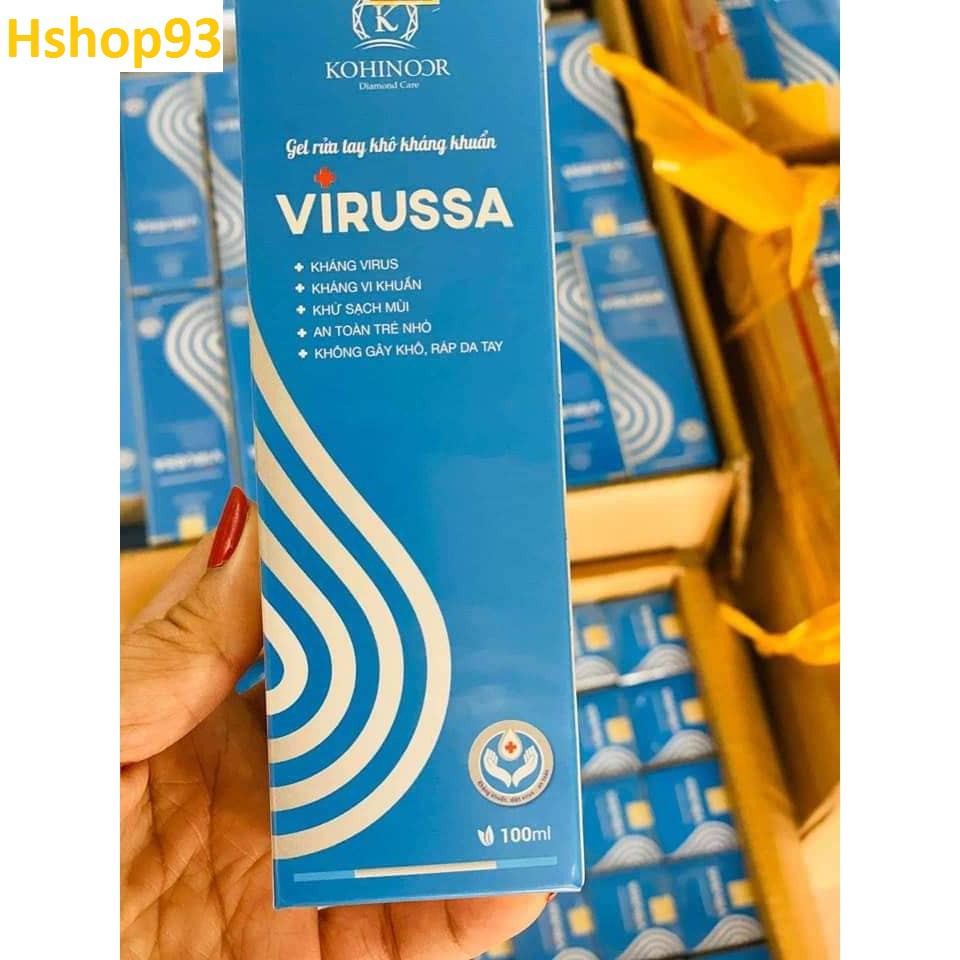 Gel nước rửa tay khô kháng khuẩn Virussa | BigBuy360 - bigbuy360.vn