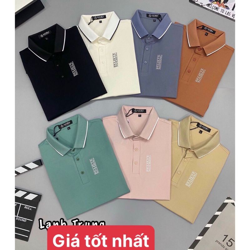 Áo thun nam cotton cá sấu hàng xuất khẩu đẹp cao cấp