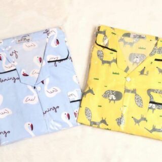 BỘ PIJAMA KATE THÁI CỘC- CỘC