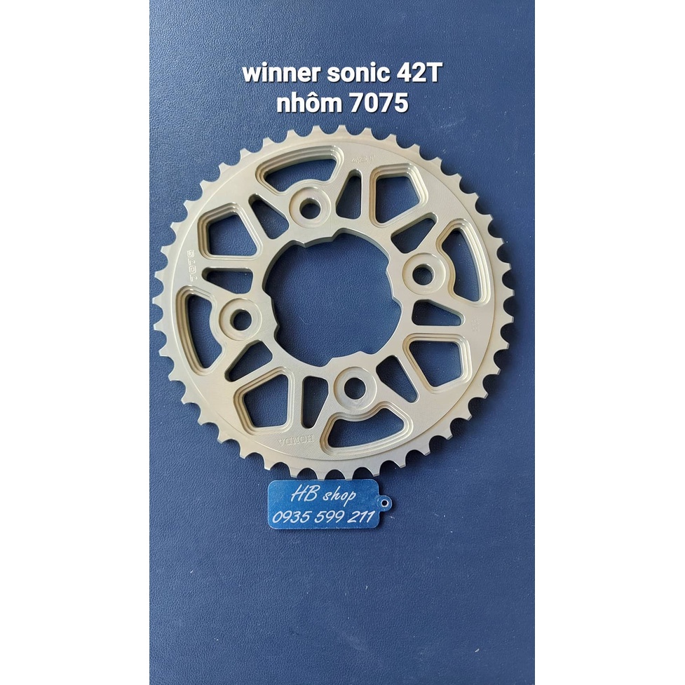 DĨA TẢI NHÔM 7075 CÁC DÒNG XE WINNER , SONIC, EXCITER 150, EXCITER 135