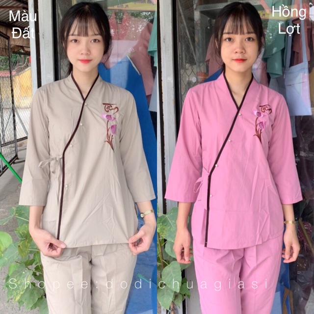 Đồ Lam Đi Chùa # Xéo Nơ Viền