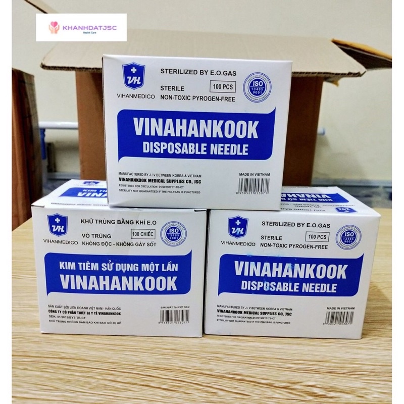 ❤️ Đầu Kim tiêm ép vỉ 18G 20g 23g 25g 26g VINAHANCOOK ĐẦU KIM SẠC LẤY THUỐC 18/20/23/25/26G Vinahankook