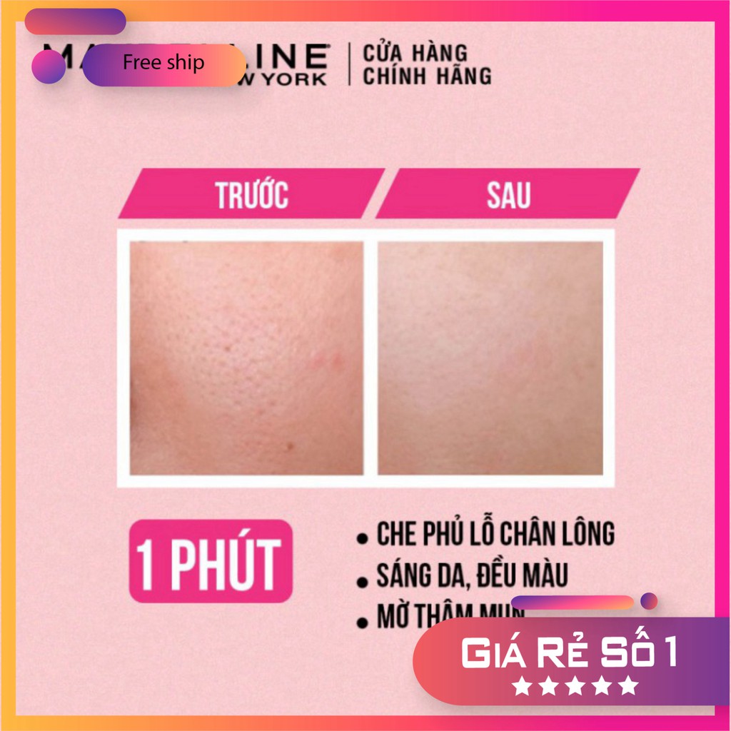 Kem Lót Mịn Da Che Khuyết Điểm Maybelline New York Baby Skin Pore Eraser Primer 22ml Hàng Chính Hãng | BigBuy360 - bigbuy360.vn