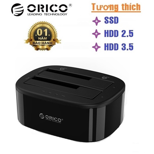 Đế Cắm Ổ Cứng Orico 6228US3-C Docking ORICO 6228US3-C Chính Hãng - Bảo hành 12 tháng