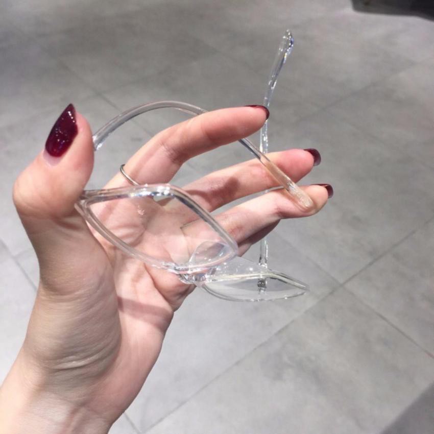 Mắt kính giả cận gọng kiểu dáng Hàn Quốc nam nữ 0 độ thời trang