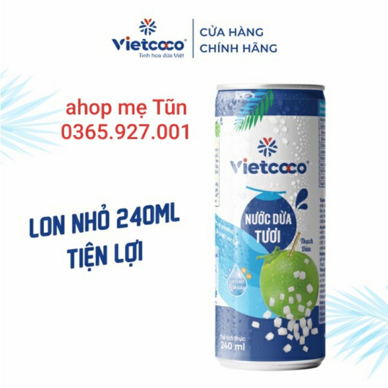 1 lốc nước dừa tươi vietcoco