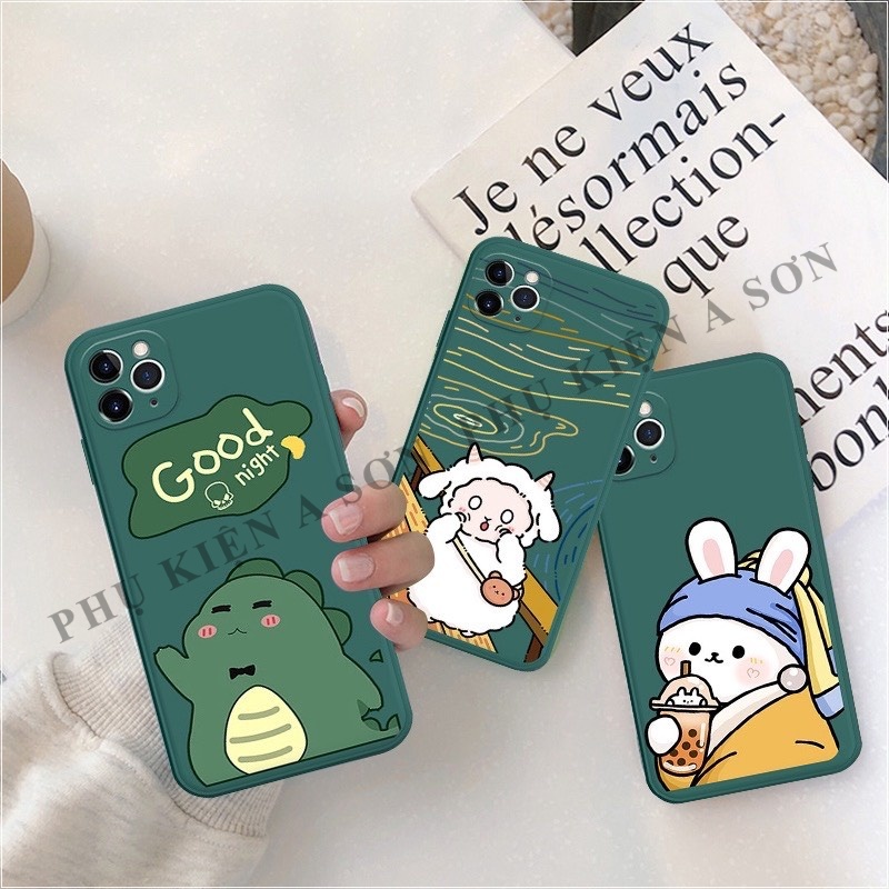 Ốp lưng iphone cạnh vuông động vật 5/5s/6/6plus/6s/6splus/7/7plus/8/8plus/x/xr/xs/11/12/pro/max/plus/promax