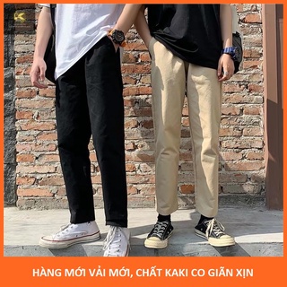 Quần baggy kaki unisex KOALA, baggy kaki nam nữ cạp chun phong cách Ulzzang - BAGY03