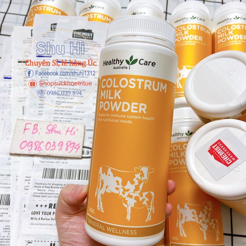 SỮA NON ÚC - COLOSTRUM MILK POWER CỦA HEALTHY CARE