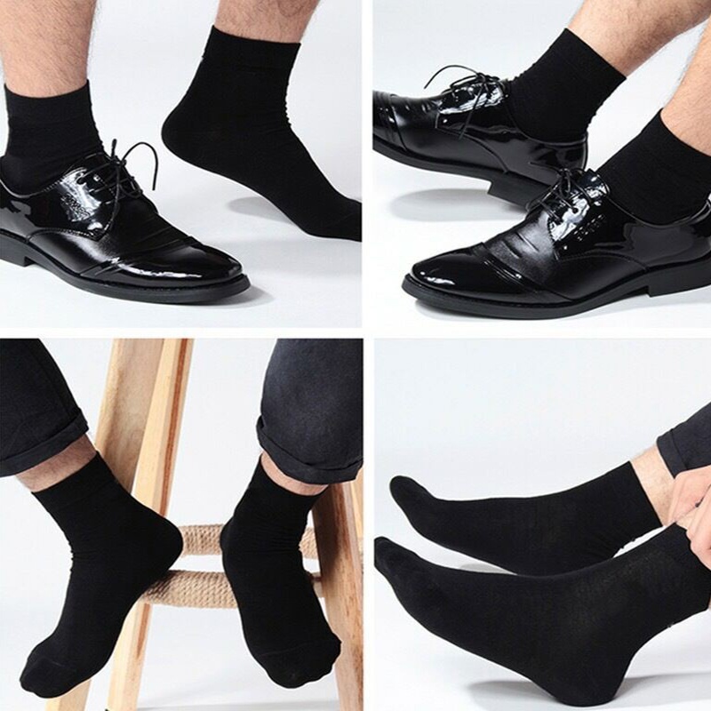 1 Đôi Vớ Cotton Mềm Thoáng Khí Thời Trang Xuân Thu Cho Nam
