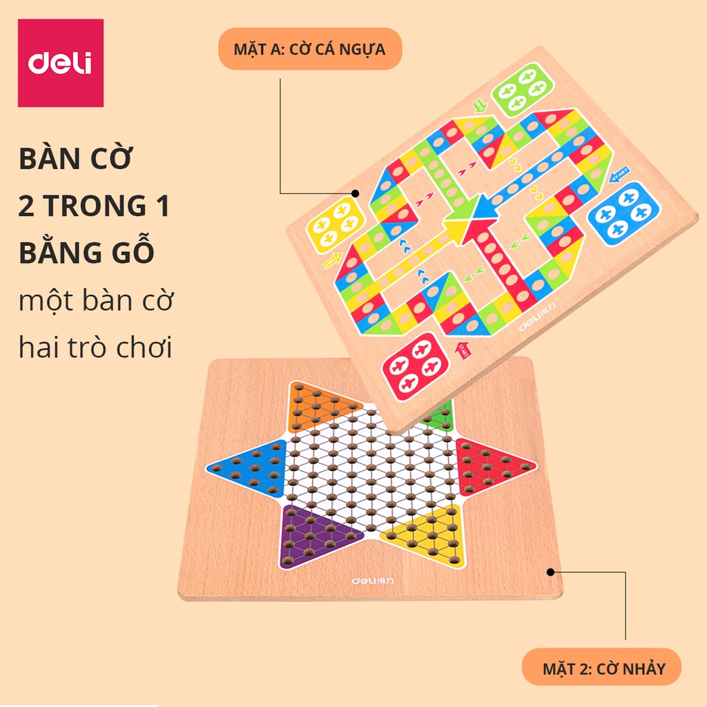 Bộ đồ chơi cá ngựa có năm chân hút bằng nhựa Deli - loại bằng nhựa/ gỗ - phù hợp cho bé từ 3 tuổi - 6756 / 18646