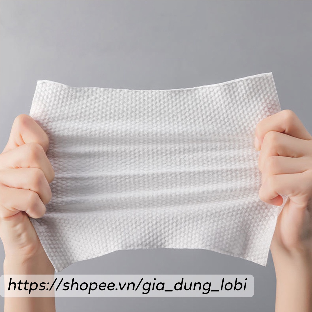 Khăn mặt khô ANIMERRY dùng 1 lần lau khô, lau ướt - Giấy lau mặt tẩy trang dùng một lần