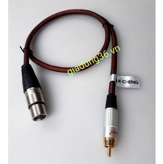 Rắc cắm vang số 1 đầu hoa sen 1 đầu canon