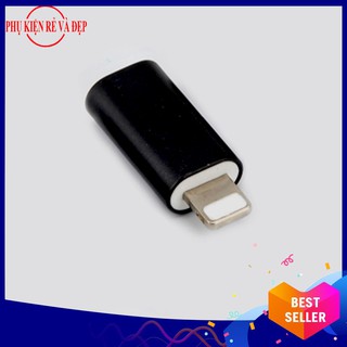 Đầu chuyển đổi từ chân Micro USB (Cái) sang đầu Iphone (Đực)
