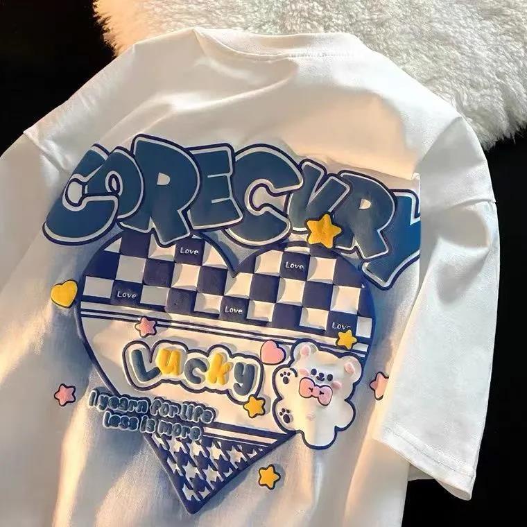 Áo Thun COZOK Ngắn Tay Dáng Rộng Thời Trang Cá Tính Dễ Phối Đồ