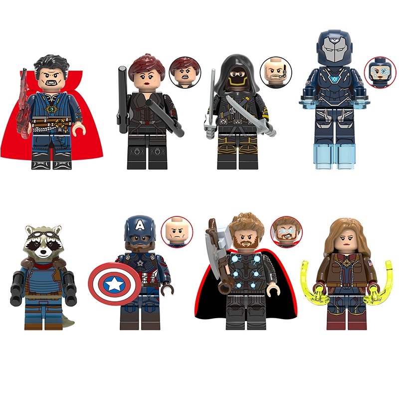 [Mã LIFETOYS1 giảm 30K đơn 99K] Mô hình GOROCK nhân vật Captain America phim Avengers 4 độc đáo